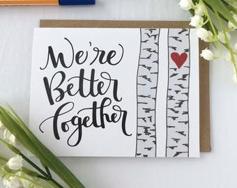 Anniversary Cards for Boyfriend, Anniversary Card Wife, Card for Husband, Anniversary Card for Him, Valentines Day Card, Card for Girlfriend
