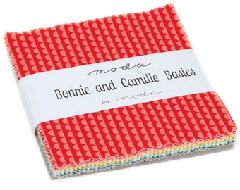 Bonnie & Camille Basics 5" Squares Charm Pack by Bonnie and Camille for Moda, 42 pieces