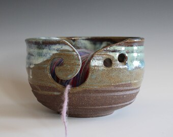 Yarn Bowl, Knitting Bowl, pottery yarn bowl, pottery knitting bowl, handmade ceramic yarn bowl, READY to Ship