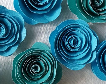 Handmade paper flowers & by HBixbyArtworks on Etsy