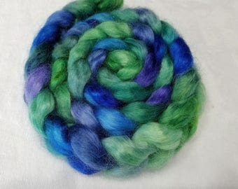 Hand Dyed Young Mohair Top - 4 ounces