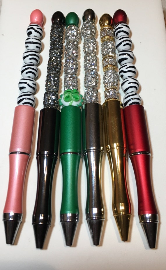 Handmade lampwork bling beaded pens bling by nycfashionconnection Handmade lampwork bling beaded pens bling by nycfashionconnection