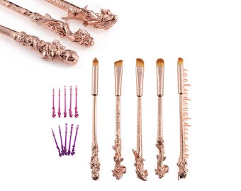 FREE POSTAGE - Mermaid wand Makeup Brushes Brush Set