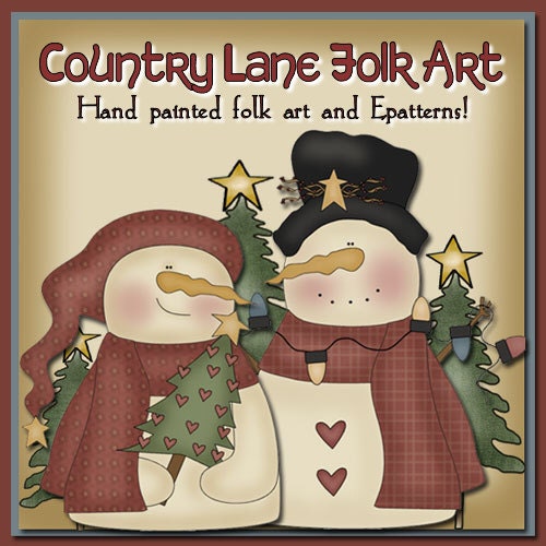 Hand painted folk art and decorative by countrylanefolkart on Etsy