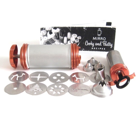 Mirro Cookie Press Vintage Used Metal Cookie Gun