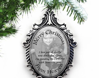 in memory of christmas ornament etsy in memory of christmas ornament etsy
