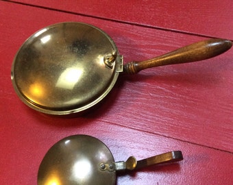 Pair brass Silent butlers