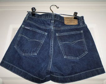 Vintage Jordache Jean Shorts Dark Wash 100% Cotton