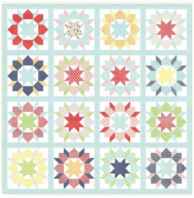 Swoon 16 Quilt Kit in Basics 188 by Camille Roskelley for