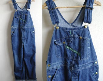 Vintage Key Imperial Overalls, Mens Overalls, Womens Overalls, Bib Overalls, Classic Blue Wash, Denim Overalls, Coveralls, Carpenter, 36