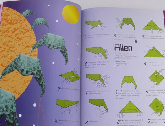 Planet Origami Book Origami Projects Book Craft Book Used Craft Book Paper Creations