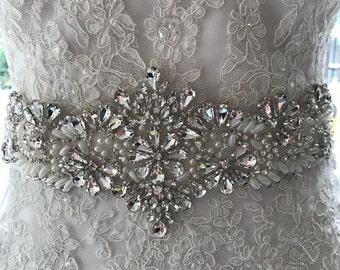 LOW PRICE-Wedding Sash-Weddings-Accessories-Wedding Belt-Bridal Belt-Bridal Sash-cummerbunds-Applique-Rhinestone-Crystal-belt-bride belt