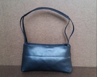 hunter green leather bag