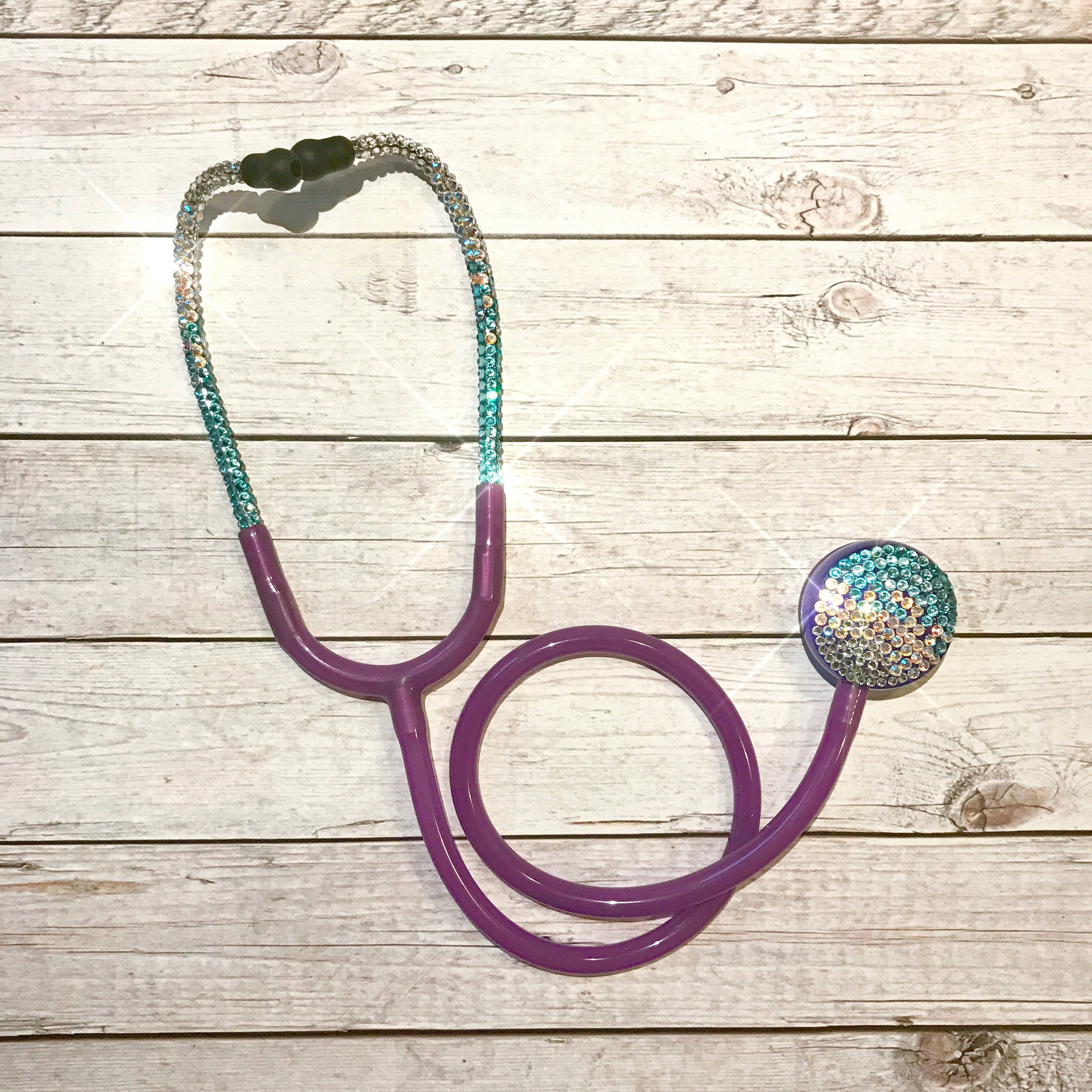 Bling stethoscope bling littmann stethoscope blue ombre