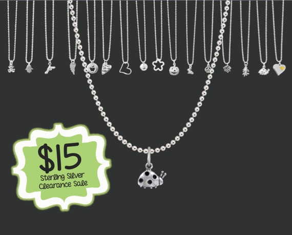CLEARANCE SALE | Tiny Lady Bug Necklace | Minimalist Necklace | Tiny Sterling Necklace | Layering Necklace | Dainty Jewelry | Korena Loves