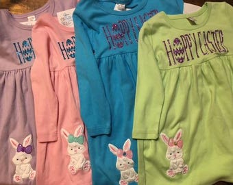 Easter Dress with Easter Bunny