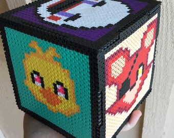 Five Nights At Freddys Perler Beaded Piggy Bank
