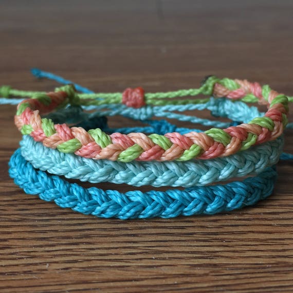 Custom Waterproof Braid Bracelet Made to Order Custom