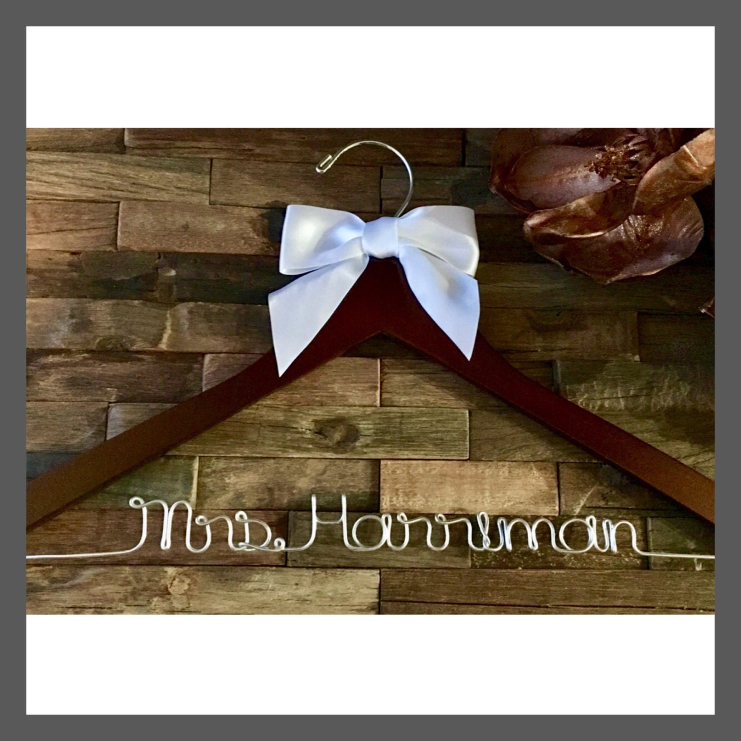 Personalized Wedding Hanger / Brides Hanger/SHIPS FROM USA