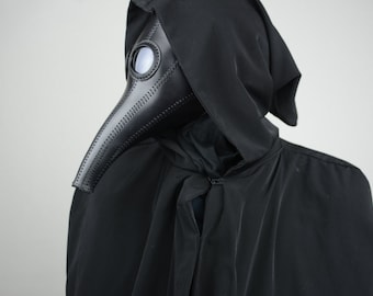 Le médecin de peste masque, masque de cuir, Steampunk. Masque d’Halloween, Raven, Cosplay, Costume,