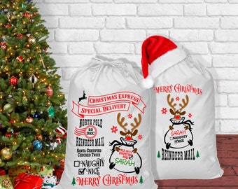 Santa Sack 2 Christmas Art SVG