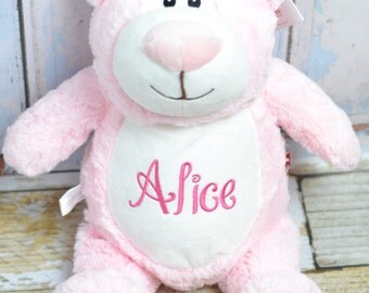 Personalized teddy bear baby gift, Monogrammed stuffed animal teddy bear, monogrammed baby gift, monogrammed teddy bear, monkey, elephant