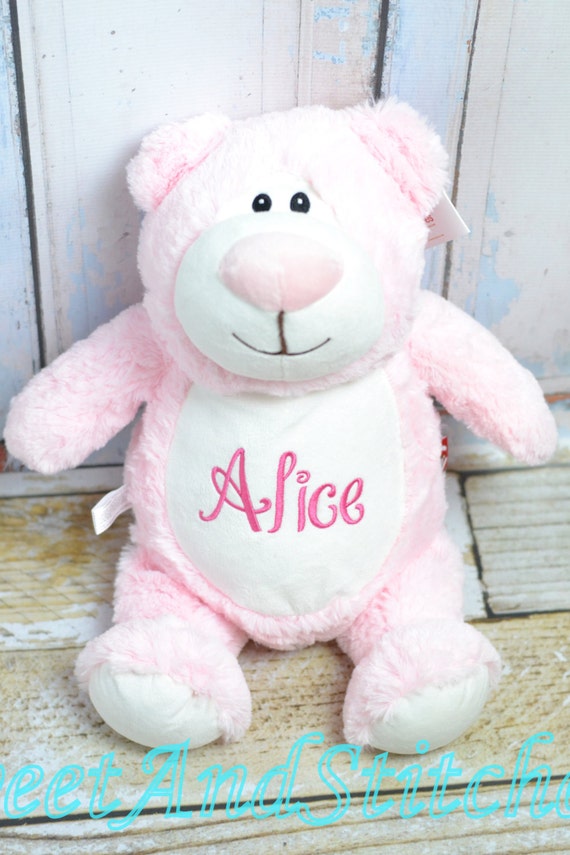 monogrammed teddy bears