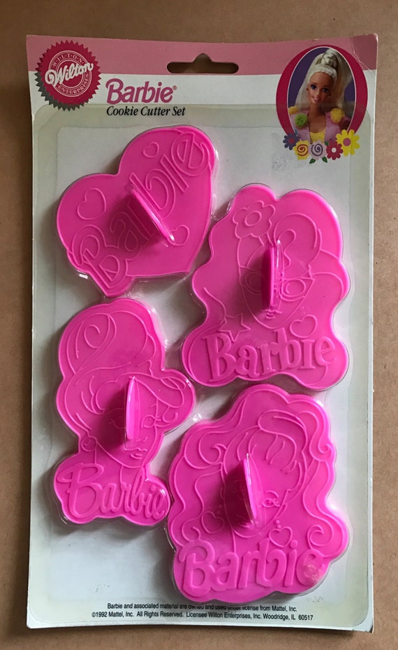 Barbie Cookie Cutters Set of 4 Wilton 1992