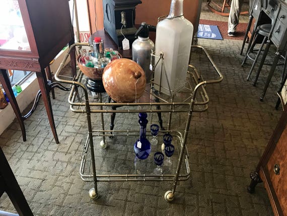 Bar or tea cart trolley