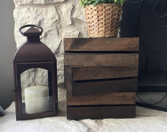 Versatile Rustic Wooden Crate Box