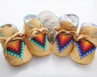 Native American Moccasins baby moccasins Boy Shoes moccs mocs leather moccasins infant shoes boy moccasins toddler Genuine Leather Shoes