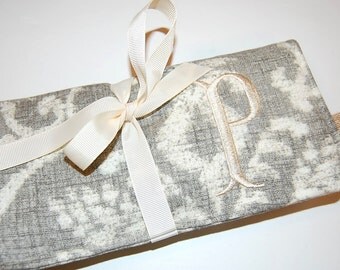 Jewelry Organizer, Travel Jewelry Roll, Travel Jewelry Case, Jewelry Roll Bag, Bridesmaids' Gift, Personalized Gift, Gift for Her