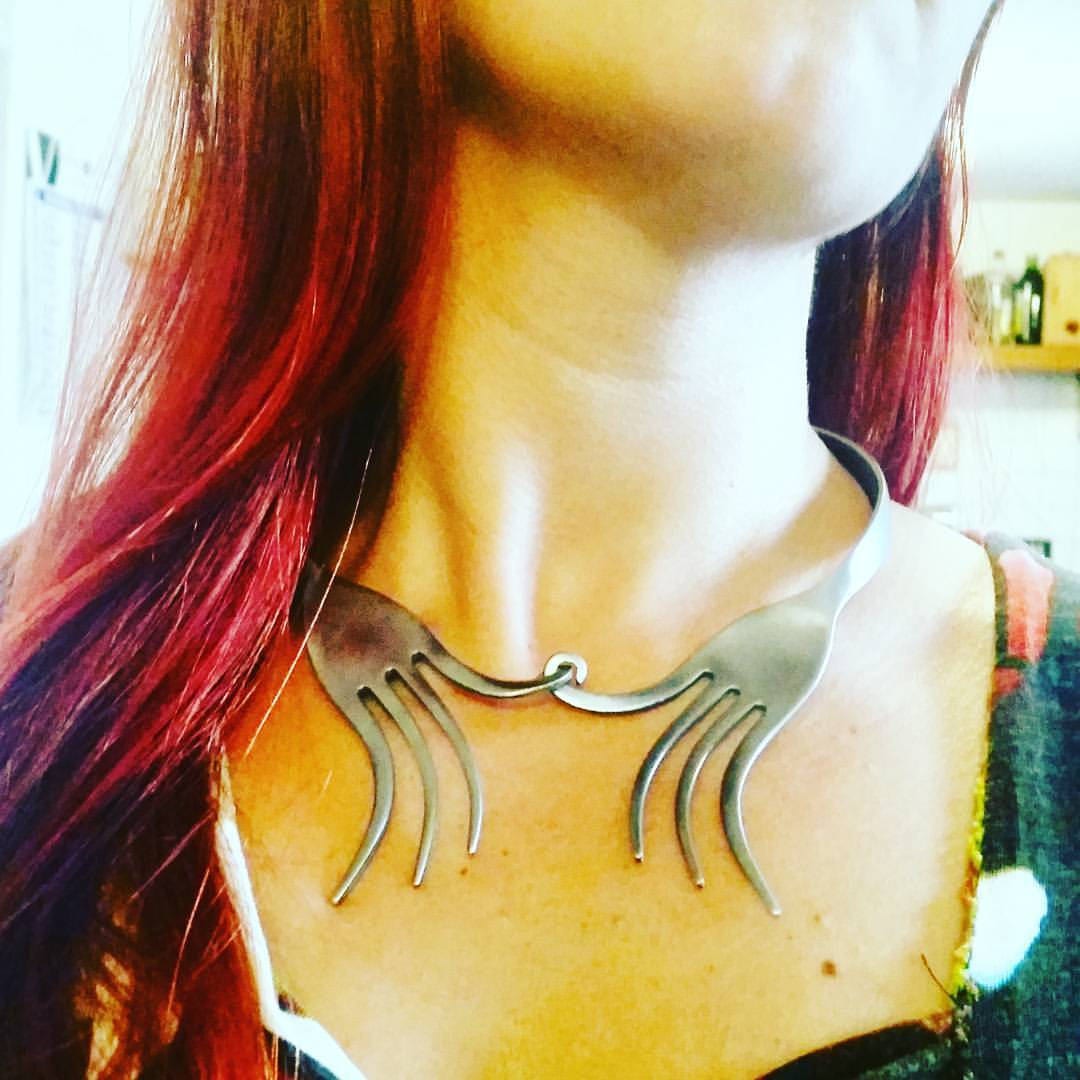 Fork necklace