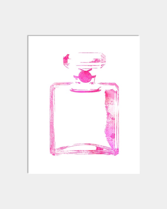 Perfume Bottle Art Wall Decor Print Perfume Print Modern