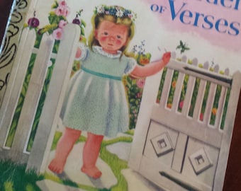 Robert Lewis Stevenson Collectable Retro A Little Golden Book 'A Child's Garden of Verses' 1957 1984