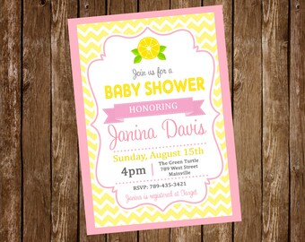 Lemonade Baby Shower Invitations 10