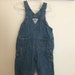 Vintage OshKosh overalls size 6 months, demin  overalls, jean overalls, vintage osh kosh b'gosh jumper, hipster baby, boho baby, folkie baby