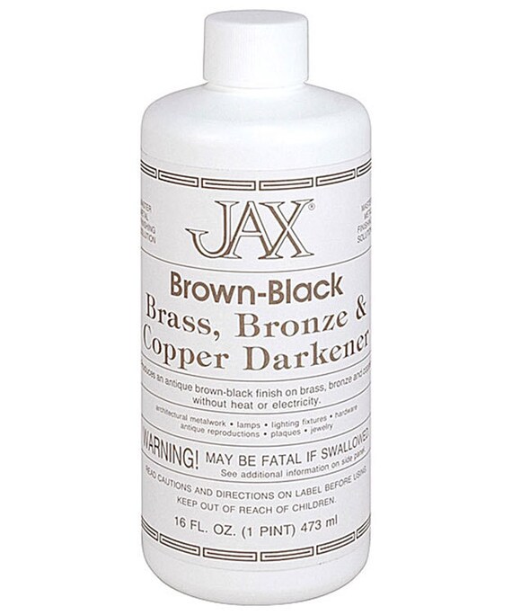 Jax Brown/Black Darkener for Copper Brass & Bronze 16oz