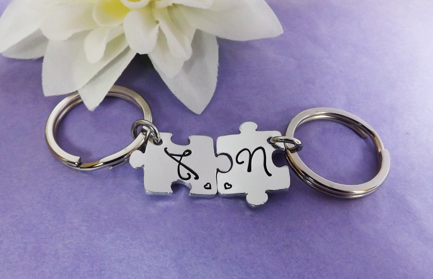 Jigsaw Keyrings Jigsaw Keychain Puzzle Piece Keyring