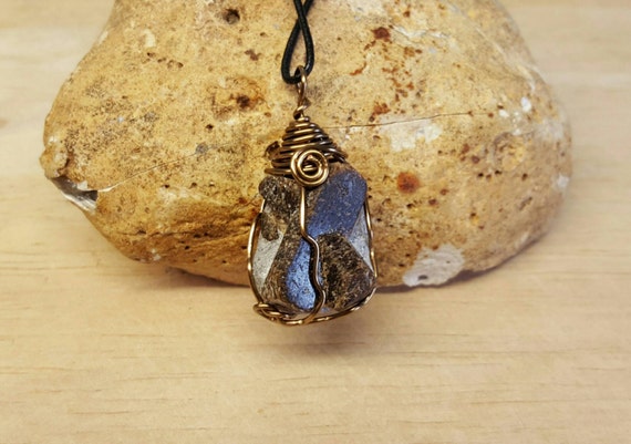 Mens pendant. Very rare Staurolite pendant. Fairy Cross stone.