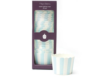 Baking/Treat Cups - Powder Blue - Set of 25