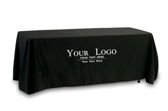 Your Logo Tablecloth Single Color Logo