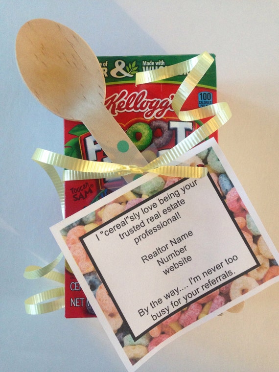 CEREALsly cute real estate pop-bys 20 cereal boxes.