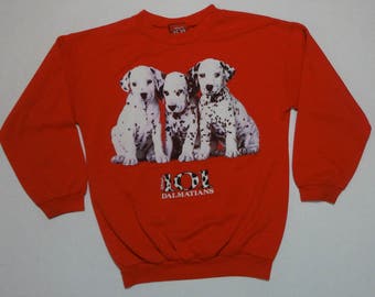 101 Dalmatians Sweatshirt Vintage 1990s 14 Disney