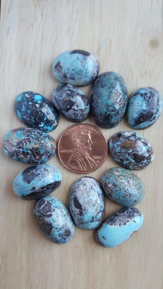 Fire Sale 140ct Lot Persian Blue Turquoise 12 by TurquoiseRings