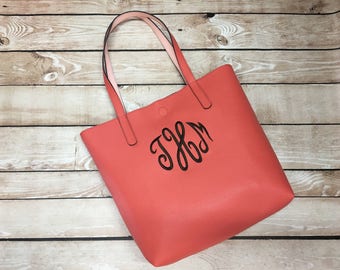 Monogram Handbag, Monogram Purse, Monogram Tote, Monogram Bridal Gift, Monogram Bridesmaid Gift, Monogram Shoulder Bag, Personalized Handbag