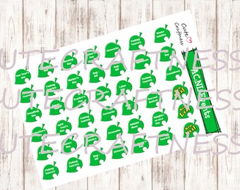 Animal crossing event date Europe and America Planner stickers