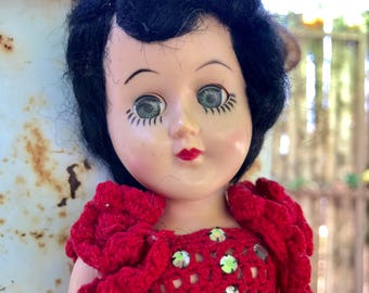 green eyed doll