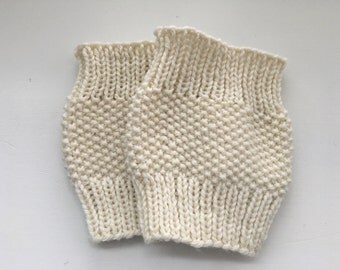 Cady Boot Cuff Set - Bare (Off-White)