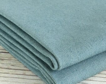 Cotton Fabric, Pewter grey cotton fabric hand dyed, heavy cotton for sewing and making things with. Very fat quarter, cotton fabric panel